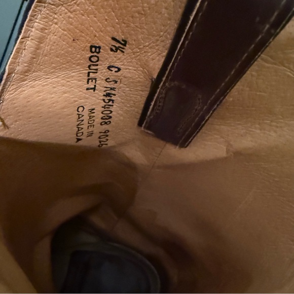 Rust Brown Leather Women's Cowboy Boots - Classic Western Stitch - Picture 4 of 4